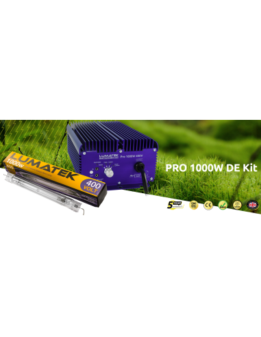 Kit Lumatek PRO 400v HPS 1000W + Lamp DE 21K