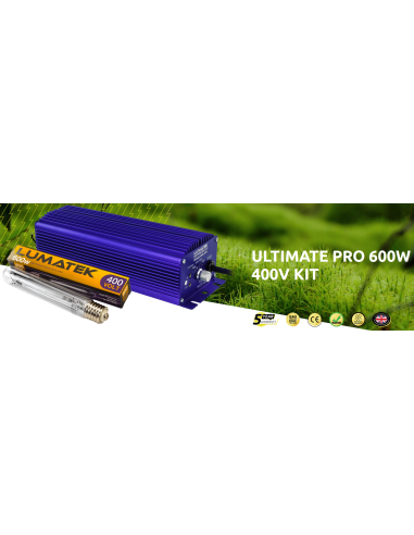 Kit Lumatek PRO Ultimate 400v HPS 600W + Lamp E40 20K