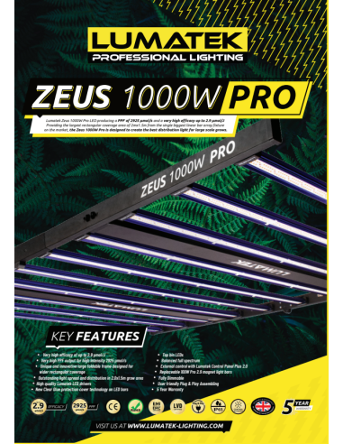 Lumatek ZEUS LED 1000W PRO 2.9