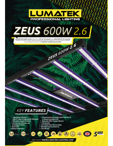 Lumatek ZEUS 600W LED 2.6