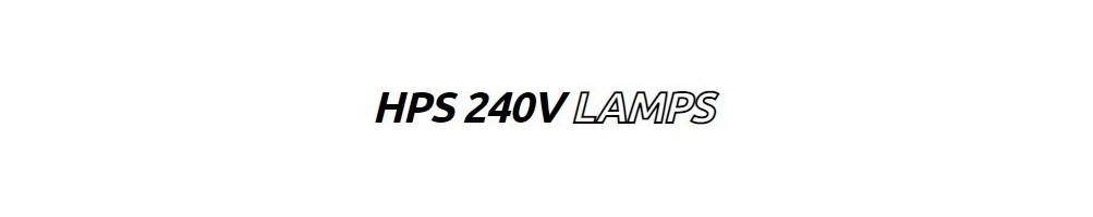 LAMPARAS HPS 240V