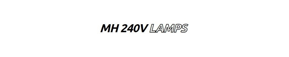 LAMPARAS MH 240V